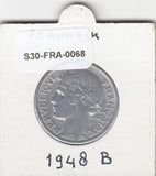 S30-FRA-0068 Frankrijk 2 Francs ZG 1948 KM886a B