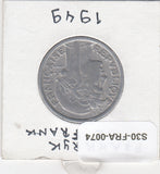 S30-FRA-0074 Frankrijk 2 Francs VF 1949 KM886a