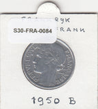 S30-FRA-0084 Frankrijk 2 Francs ZG/PR 1950 KM886a B