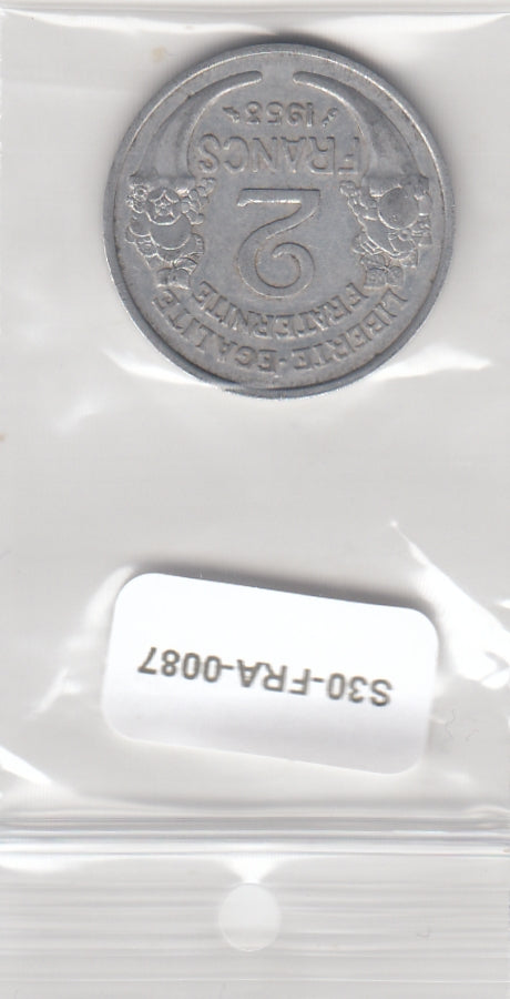 S30-FRA-0087 Frankrijk 2 Francs VF 1958 KM886a