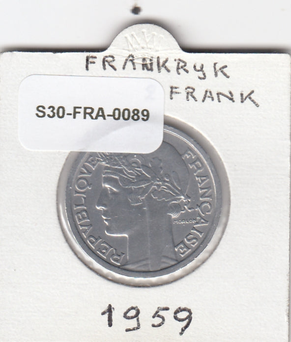 S30-FRA-0089 Frankrijk 2 Francs BU 1959 KM886a