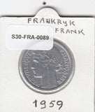 S30-FRA-0089 Frankrijk 2 Francs BU 1959 KM886a