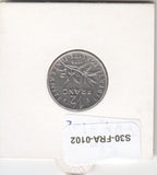 S30-FRA-0103 France 1 Franc VF 1932 KM885