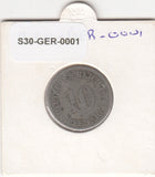 Germany 10 pfennig FI 1873 KM4 D