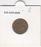 Germany 5 Pfennig VF 1976 KM107 D