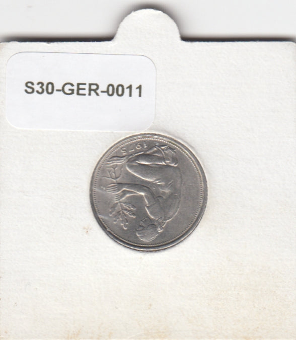 Germany 50 Pfennig VF/XF 1975 KM109.2 F