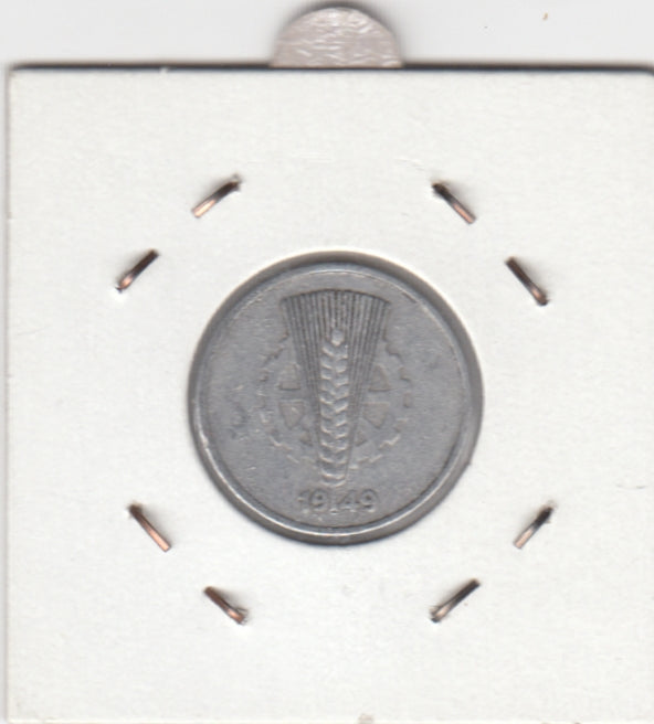 Germany-DDR 10 Pfennig VF- 1949 KM3 A
