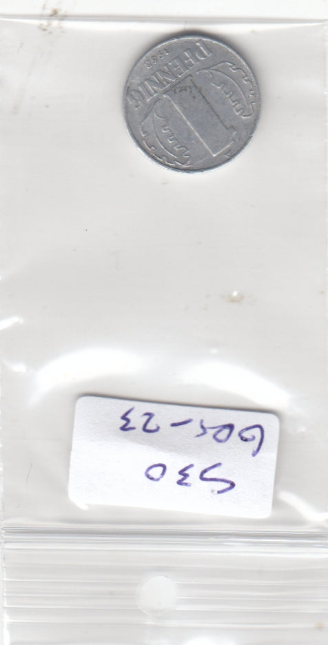 Germany-DDR 1 Pfennig FI 1962 KM8 A