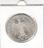 S30-GER-0027 Germany 10 Mark UNC 1972 KM132 J Olympic Games in Munich