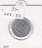 S30-GER-0052 Germany-DDR 50 Pfennig XF 1982 KM12 A
