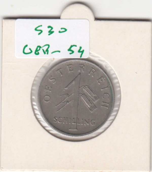 S30-GER-0054 Austria 1 Schilling VF 1935 KM2851