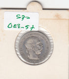 S30-GER-0057 Austria 1 Corona VF- 1894 KM2804   Zilver