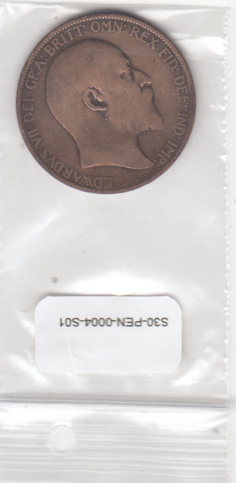 S30-PEN-0004-S01 Verenigd Koninkrijk 1 Penny FI/VF 1905 KM794