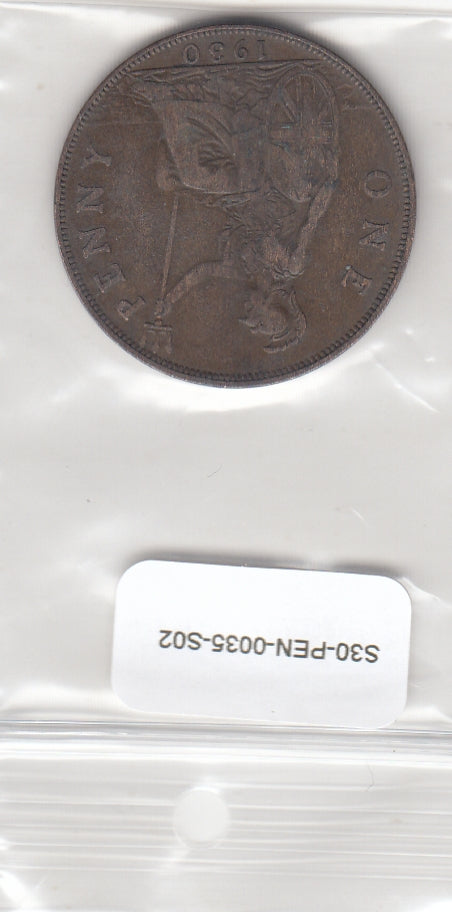S30-PEN-0035-S02 United Kingdom 1 Penny VF 1930 KM838