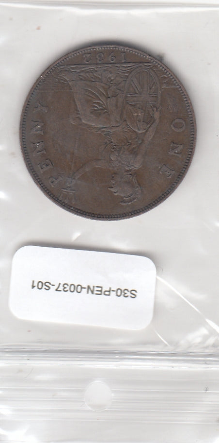 S30-PEN-0037-S01 Verenigd Koninkrijk 1 Penny VF 1932 KM838