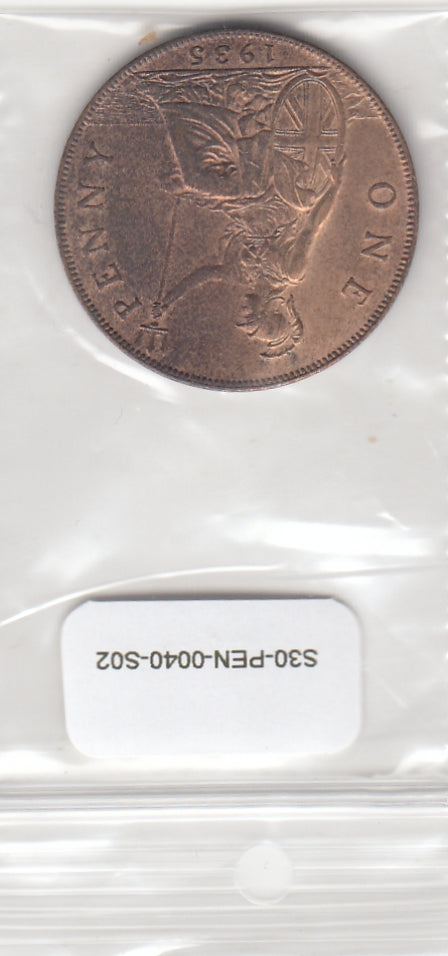 S30-PEN-0040-S02 United Kingdom 1 Penny   1935 KM838