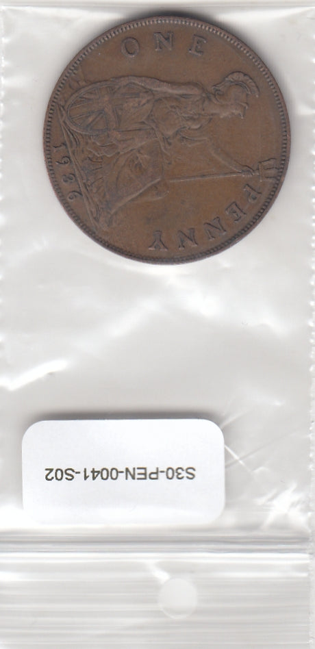 S30-PEN-0041-S02 Verenigd Koninkrijk 1 Penny   1936 KM838
