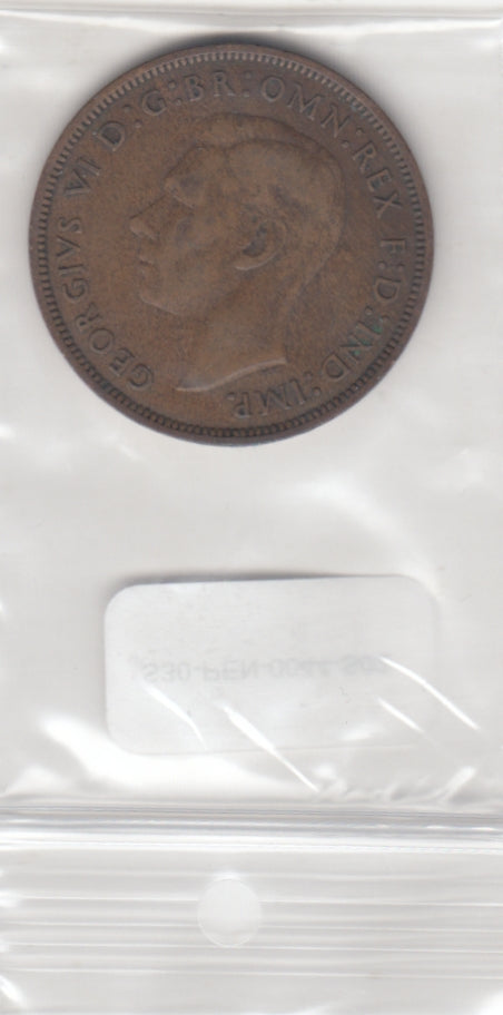 S30-PEN-0044-S02 United Kingdom 1 Penny VF 1939 KM845
