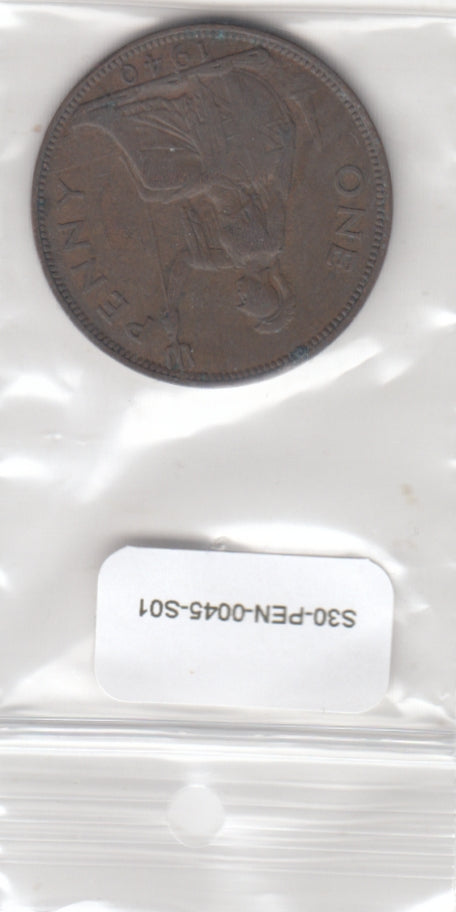 S30-PEN-0045-S01 Verenigd Koninkrijk 1 Penny ZFR 1940 KM845