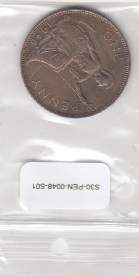 S30-PEN-0048-S01 United Kingdom 1 Penny VF 1946 KM845