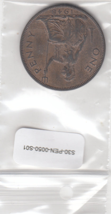 S30-PEN-0050-S01 Verenigd Koninkrijk 1 Penny XF 1948 KM845