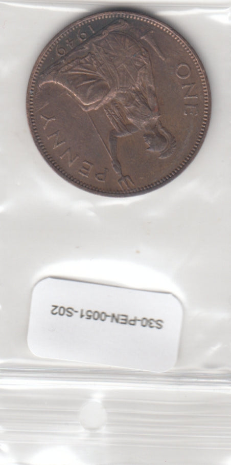 S30-PEN-0051-S02 United Kingdom 1 Penny VF 1949 KM869