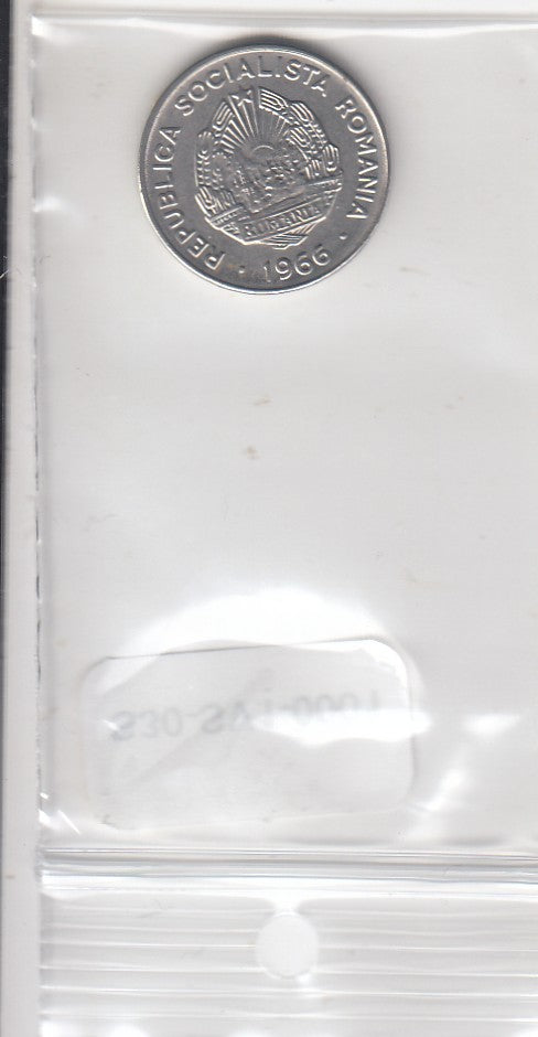 S30-SV1-0001 Romania 15 Bani VF 1966 KM93