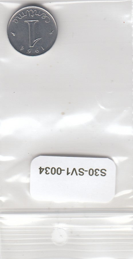 S30-SV1-0034 France 1 Centime XF 1964 KM928