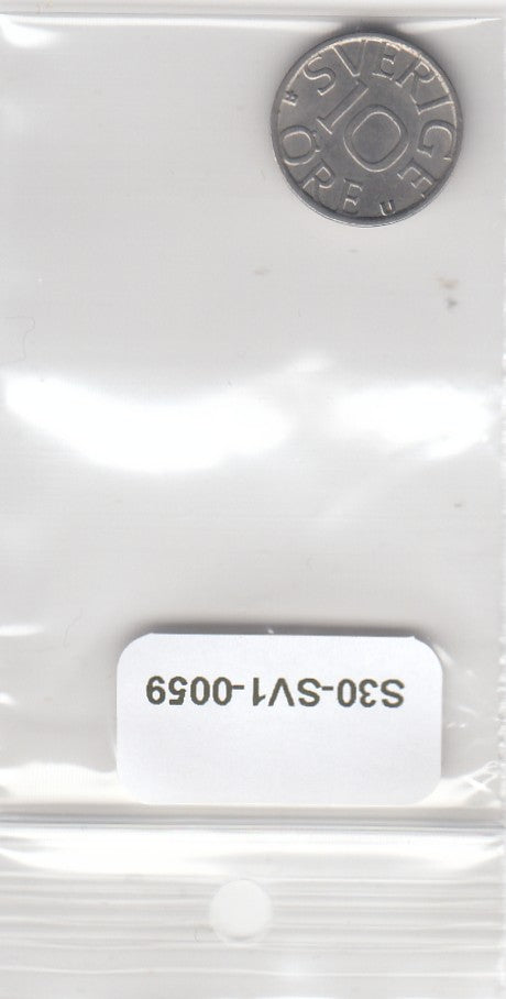 S30-SV1-0059 Sweden 10 Ore VF 1981 KM850