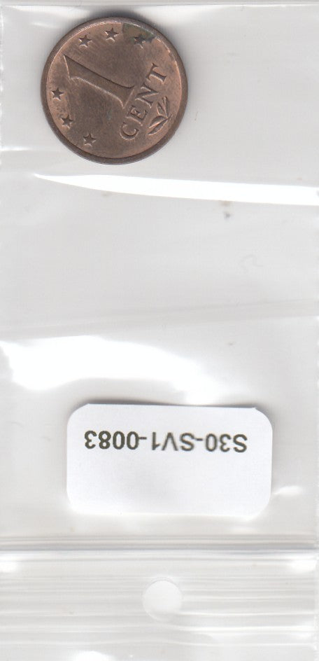 S30-SV1-0083 Antilles 1 Cent VF 1972 KM8