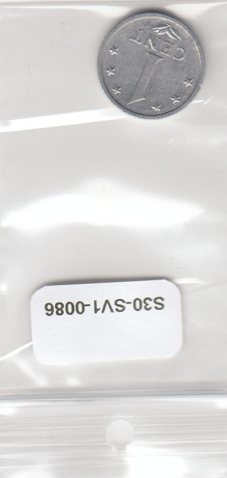 S30-SV1-0086 Antilles 1 Cent UNC 1980 KM8a