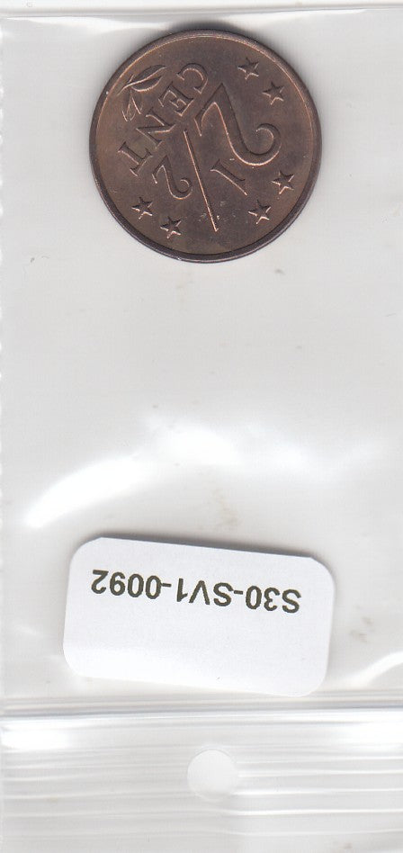 S30-SV1-0092 Antilles 2 1/2 cent AU 1974 KM9