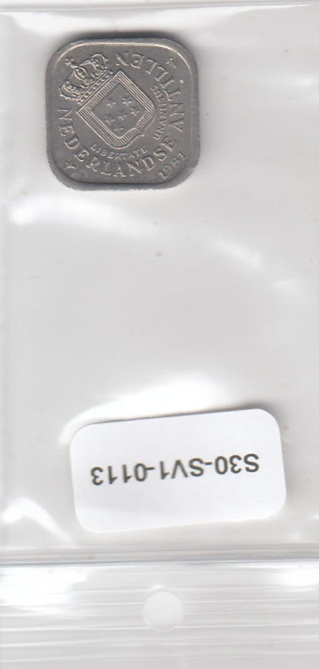S30-SV1-0113 Antilles 5 Cents AU 1981 KM13