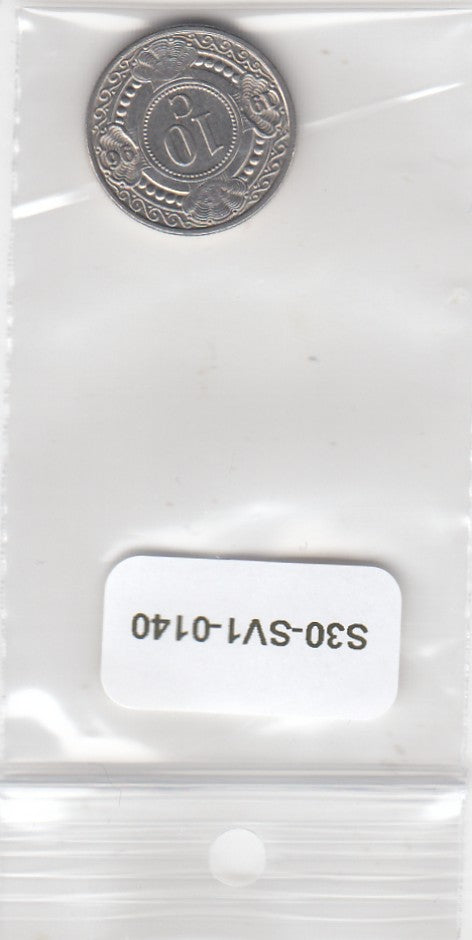 S30-SV1-0140 Antilles 10 Cents XF 1996 KM34