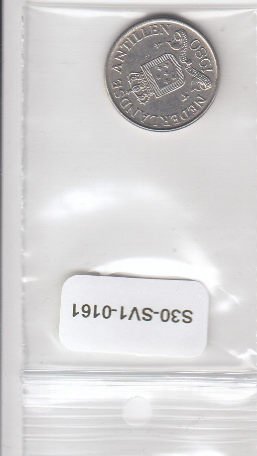 S30-SV1-0161 Antilles 25 Cents XF 1980 KM11