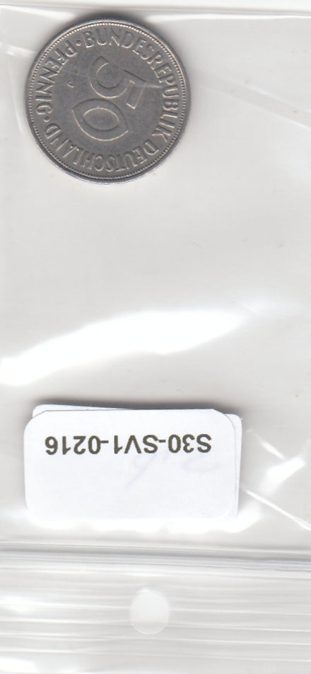 S30-SV1-0216 Duitsland 50 Pfennig ZFR 1973 KM109.1 J