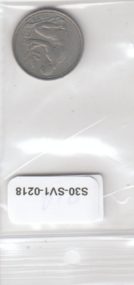 S30-SV1-0218 Duitsland 50 Pfennig ZFR 1975 KM109.1 D