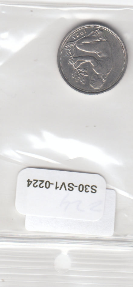 S30-SV1-0224 Duitsland 50 Pfennig ZFR 1983 KM109.1 F