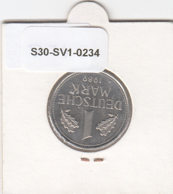S30-SV1-0234 Germany 1 Mark AU 1989 KM110 J