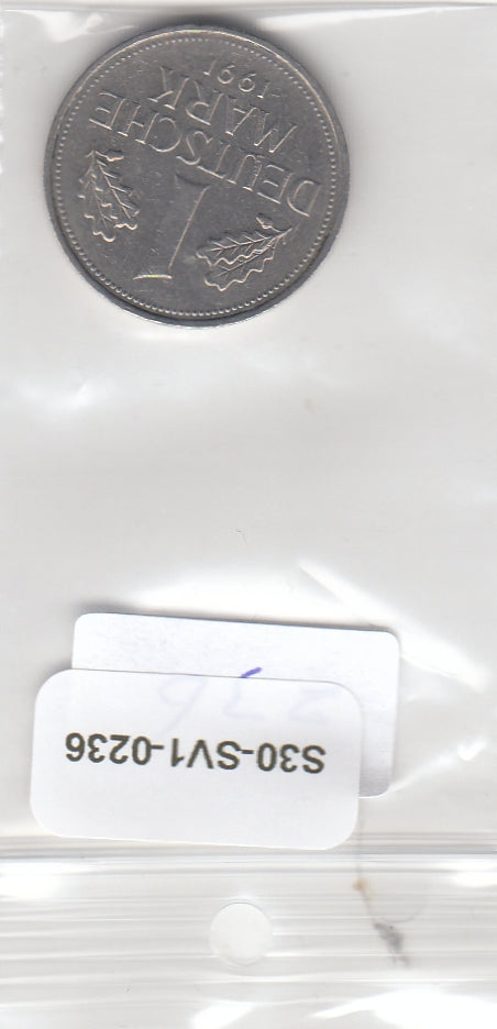 S30-SV1-0236 Germany 1 Mark VF 1991 KM110 A