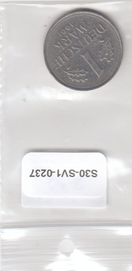 S30-SV1-0237 Germany 1 Mark VF 1991 KM110 A