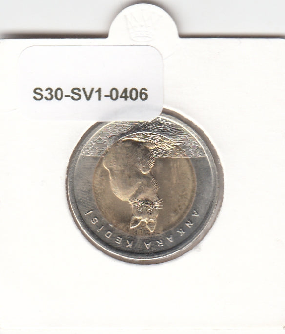 S30-SV1-0405 Turkey 1 Lira 3 2015 KM1365