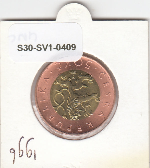 S30-SV1-0409 Tsjechische Republiek 50 Korun UNC 1996 KM1