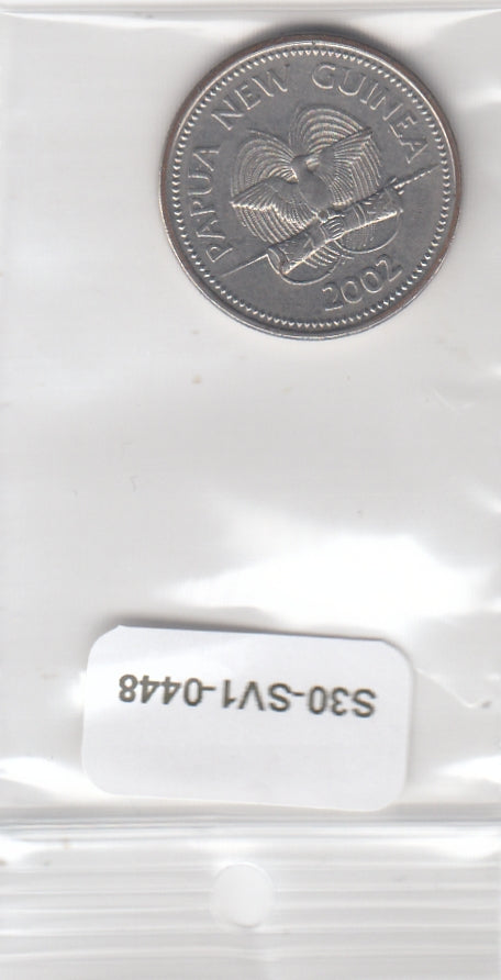 S30-SV1-0448 Papoea-Nieuw-Guinea 10 Toea VF 2002 KM4a Gevlekte Koeskoes