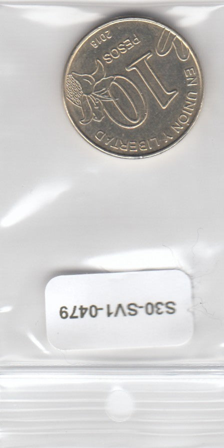 S30-SV1-0479 Argentina 10 Pesos UNC 2018 KM189