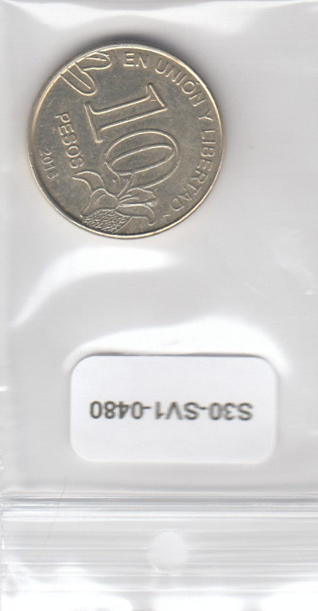 S30-SV1-0480 Argentina 10 Pesos UNC 2018 KM189