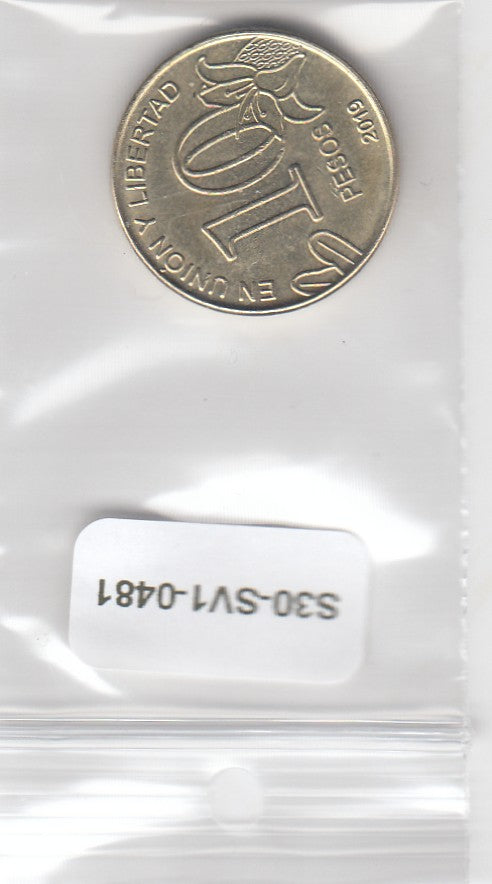 S30-SV1-0481 Argentina 10 Pesos UNC 2019 KM189