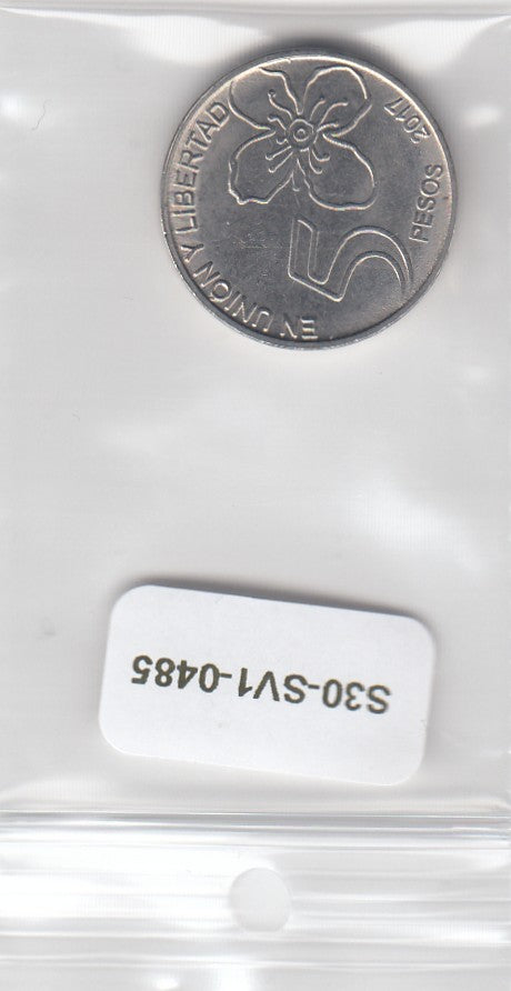 S30-SV1-0485 Argentina 5 Pesos AU 2017 KM187