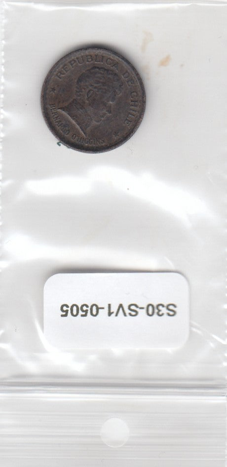 S30-SV1-0505 Chile 20 Centavos XF 1950 KM177