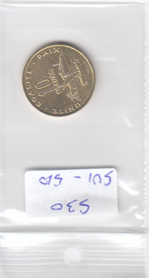 S30-SV1-0510-M09 Djibouti 10 Francs   2010 KM23